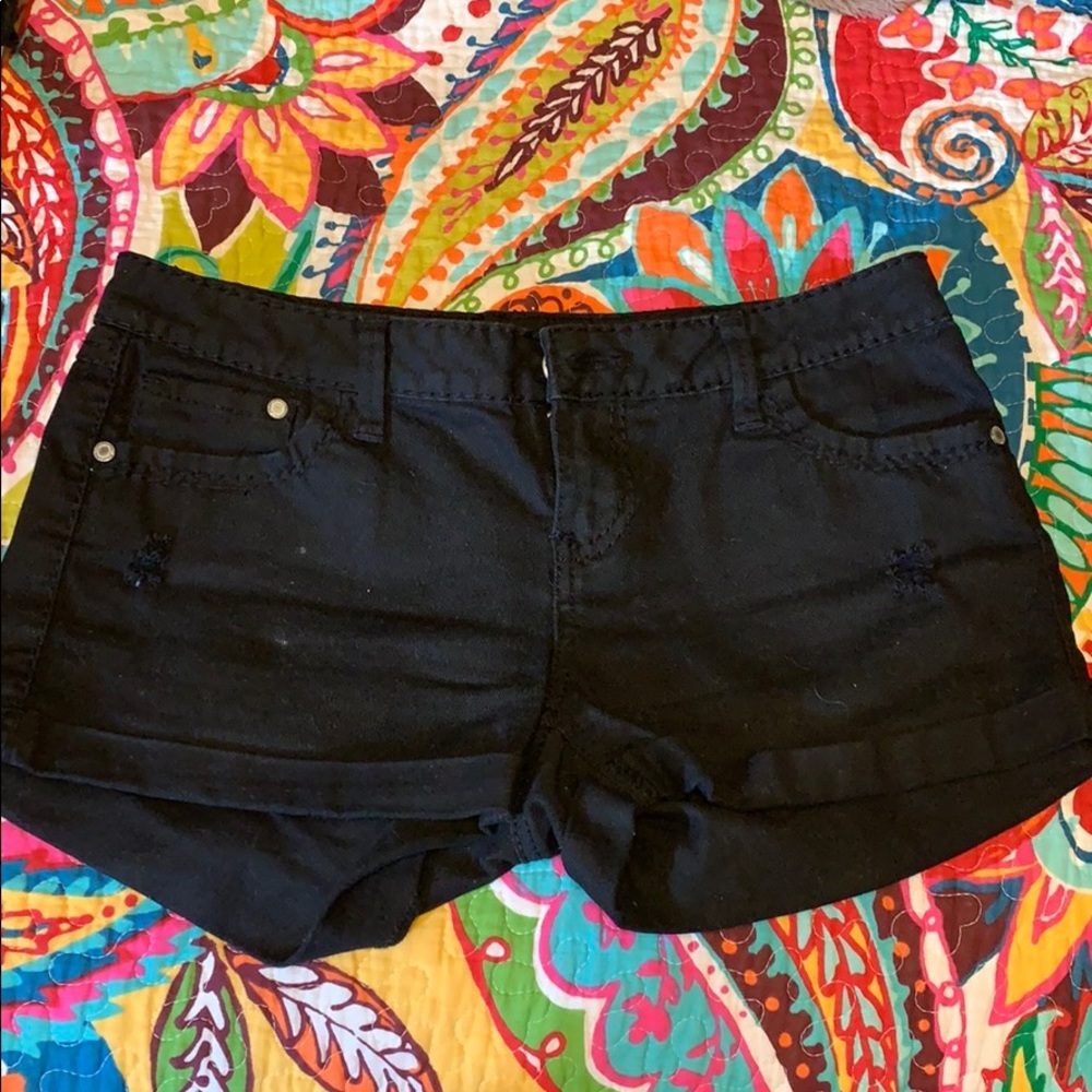 Black shorts